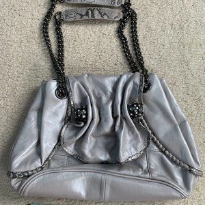 Betsey Johnson Opaque/Pearl Leather Purse